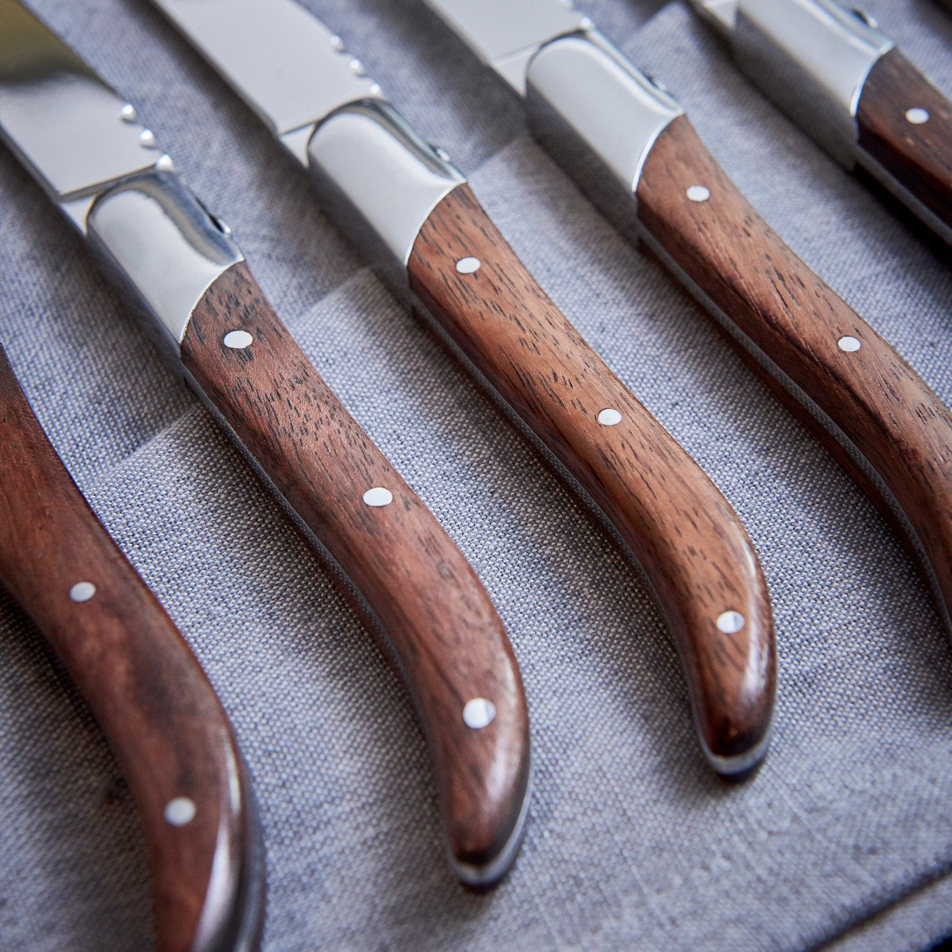 Steakknive 6 stk rosewood